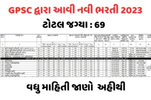 GPSC Bharti 2024