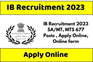 IB Recruitment 2023