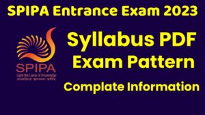 Spipa Syllabus 2023 Pdf