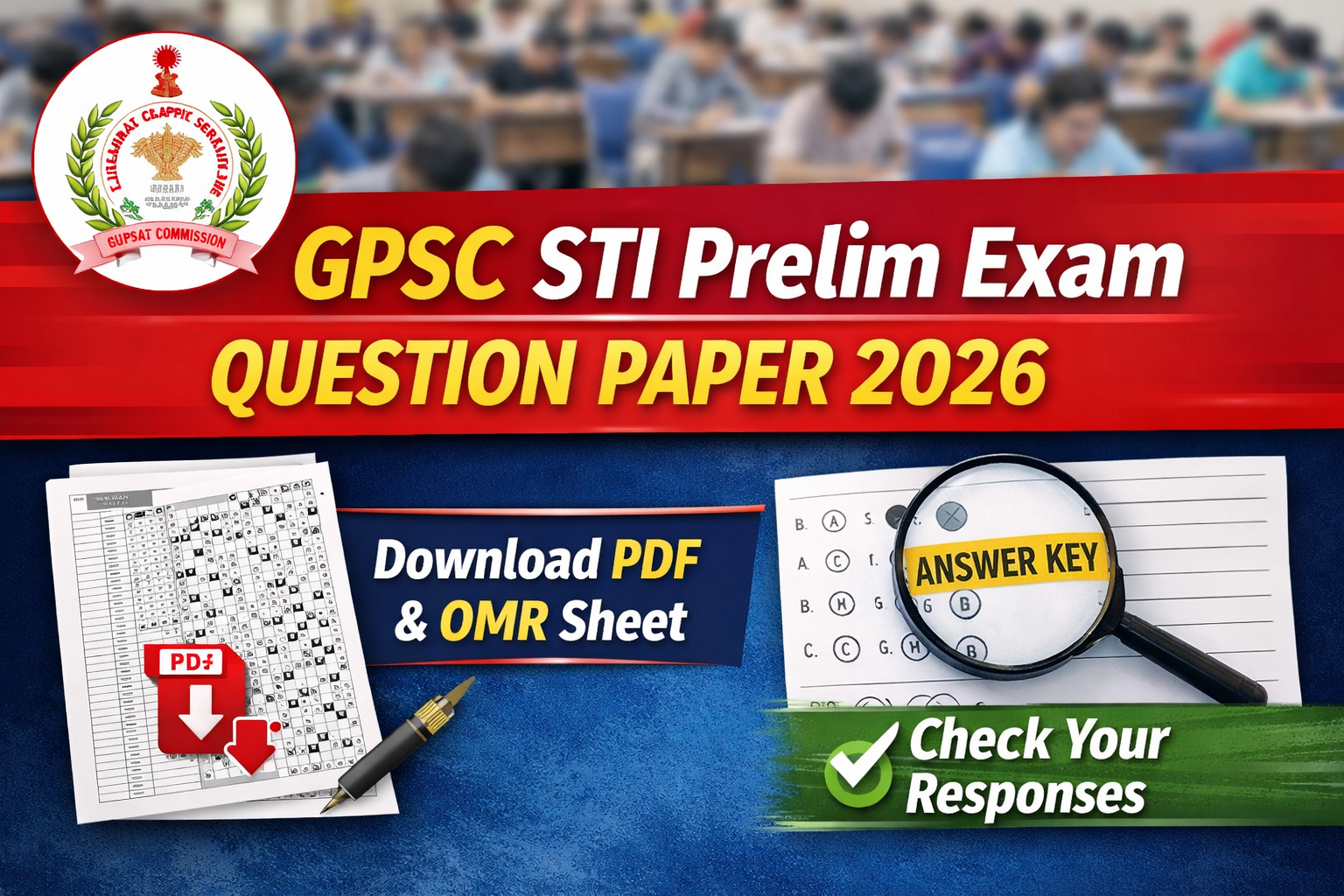 GPSC STI Question Paper 2026