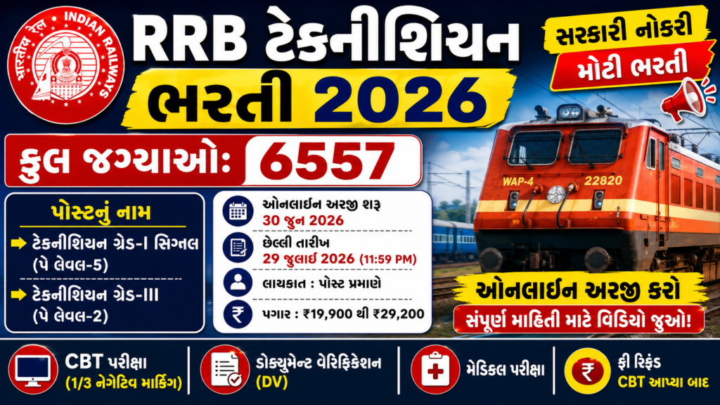 RRB Technician Recruitment 2026
